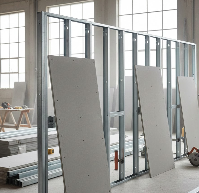 Cement Board Partition